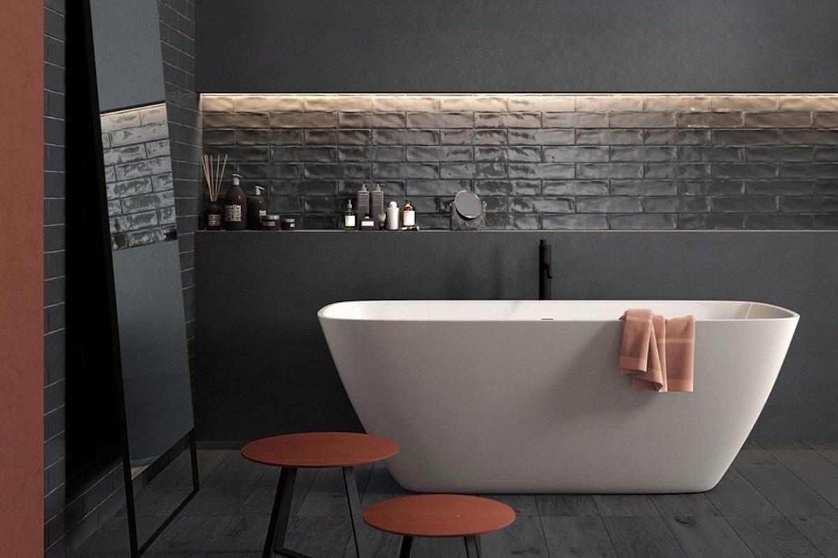 Autour d'un carrelage : jouer avec les formats, les textures et les épaisseurs. Autour d'un carrelage : jouer avec les formats, les textures et les épaisseurs.